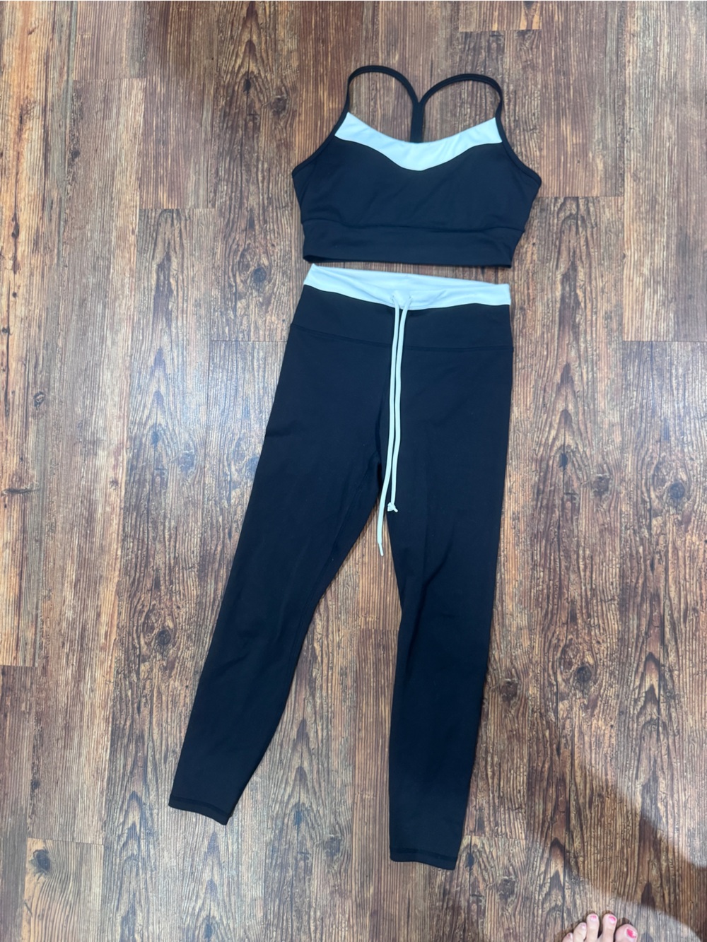 Z supply activewear set with drawstring waist